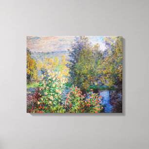 Claude Monet - Corner of the Garden at Montgeron Canvas Print