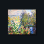 Claude Monet - Corner of the Garden at Montgeron Canvas Print<br><div class="desc">Corner of the Garden at Montgeron / Coin de jardin a Montgeron - Claude Monet,  Oil on Canvas,  1876</div>