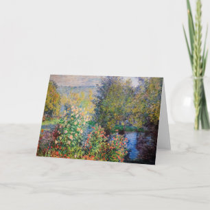 Claude Monet - Corner of the Garden at Montgeron Card