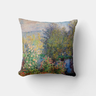 Claude Monet - Corner of the Garden at Montgeron Cushion