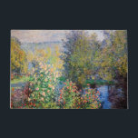 Claude Monet - Corner of the Garden at Montgeron Doormat<br><div class="desc">Corner of the Garden at Montgeron / Coin de jardin a Montgeron - Claude Monet,  Oil on Canvas,  1876</div>