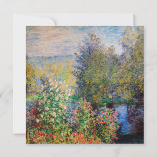 Claude Monet - Corner of the Garden at Montgeron Invitation