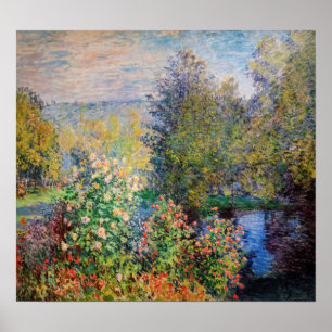 Claude Monet - Corner of the Garden at Montgeron Poster