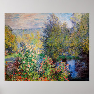 Claude Monet - Corner of the Garden at Montgeron Poster