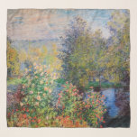 Claude Monet - Corner of the Garden at Montgeron Scarf<br><div class="desc">Corner of the Garden at Montgeron / Coin de jardin a Montgeron - Claude Monet,  Oil on Canvas,  1876</div>