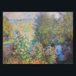 Claude Monet - Corner of the Garden at Montgeron Tablecloth<br><div class="desc">Corner of the Garden at Montgeron / Coin de jardin a Montgeron - Claude Monet,  Oil on Canvas,  1876</div>