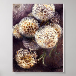Claude Monet - Dandelions Reproduction Art Print