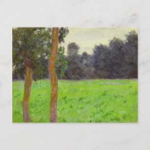 Claude Monet   Deux Arbres dans la Prairie Postcard