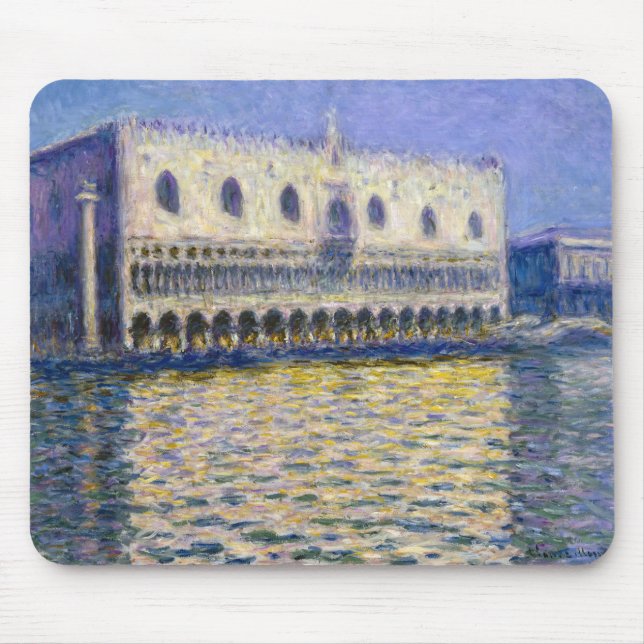 Claude Monet - Doges' Palace Mouse Mat (Front)