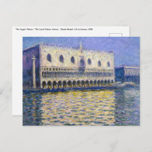 Claude Monet - Doges' Palace Postcard