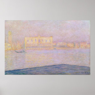 Claude Monet Ducal Palace from San Giorgio, 1908 Poster