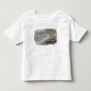 Claude Monet Etretat, beach and Porte d'Amont Toddler T-Shirt