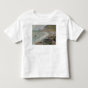 Claude Monet Etretat, beach and Porte d'Amont Toddler T-Shirt