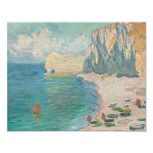 Claude Monet - Etretat - The Beach and the Falaise Photo Print