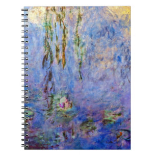 Claude Monet famous artwork Water Lilies Notebook