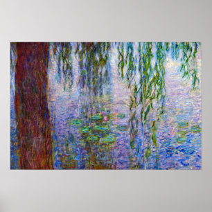 Claude Monet famous artwork Water Lilies Poster