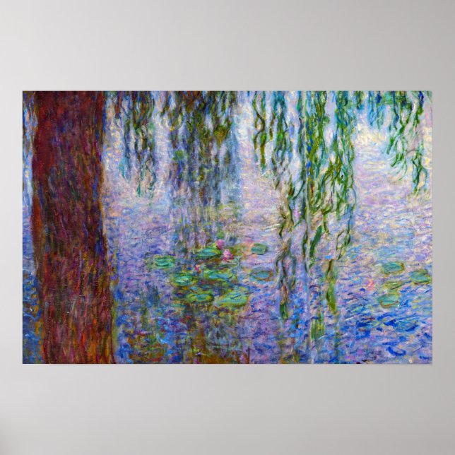 Claude Monet famous artwork Water Lilies Poster (Front)