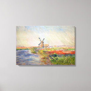 Claude Monet - Field of Tulips in Holland Canvas Print
