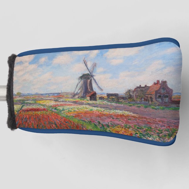 Claude Monet - Field of Tulips in Holland Golf Head Cover (Front)