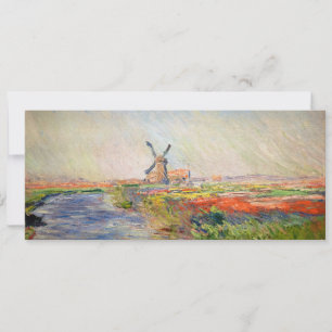 Claude Monet - Field of Tulips in Holland Invitation