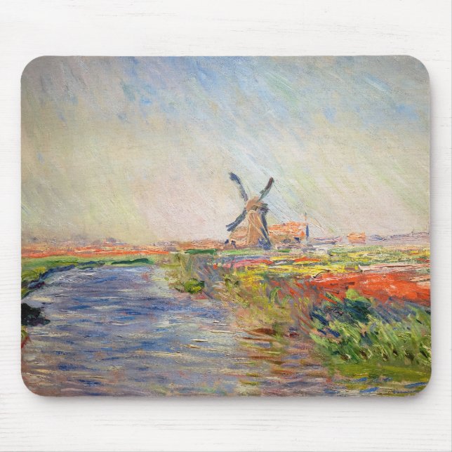 Claude Monet - Field of Tulips in Holland Mouse Mat (Front)