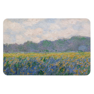Claude Monet - Field of Yellow Irises at Giverny Magnet