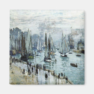 Claude Monet Fishing Boats Leaving the Harbour  Magnet