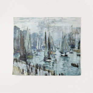 Claude Monet Fishing Boats Leaving the Harbour  Tapestry