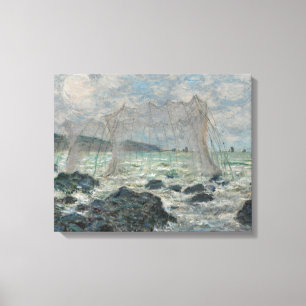 Claude Monet - Fishing Nets at Pourville Canvas Print