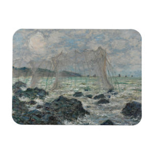 Claude Monet - Fishing Nets at Pourville Magnet