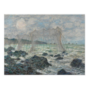Claude Monet - Fishing Nets at Pourville Photo Print