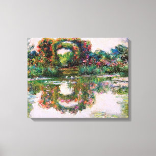 Claude Monet - Flowering Arches, Giverny Canvas Print