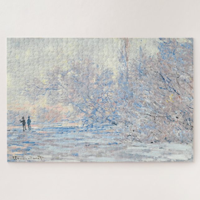 Claude Monet – Frost at Giverny Jigsaw Puzzle (Horizontal)