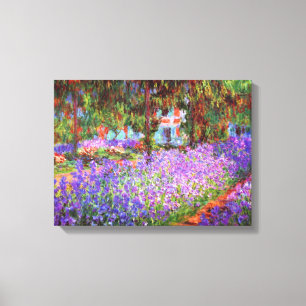 Claude Monet Garden at Giverny Canvas Print