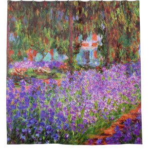 Claude Monet Garden at Giverny Shower Curtain