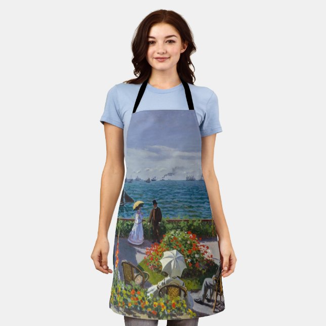 Claude Monet - Garden at Sainte-Adresse Apron (Worn)