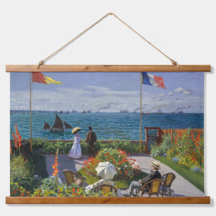 Claude Monet - Garden at Sainte-Adresse Hanging Tapestry
