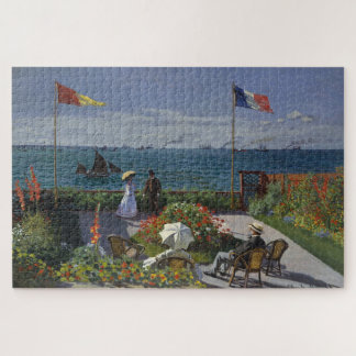 Claude Monet – Garden at Sainte-Adresse Jigsaw Puzzle
