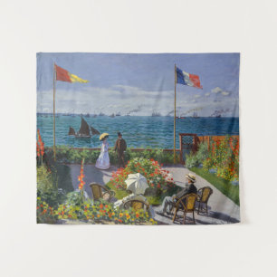 Claude Monet - Garden at Sainte-Adresse Tapestry