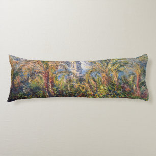 Claude Monet Garden in Bordighera Body Cushion