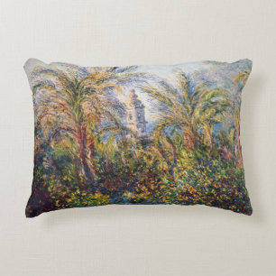 Claude Monet   Garden in Bordighera Decorative Cushion
