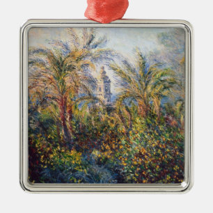 Claude Monet   Garden in Bordighera Metal Tree Decoration
