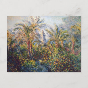 Claude Monet Garden in Bordighera Postcard