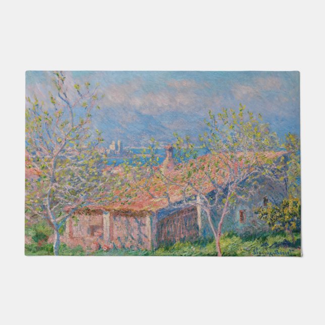 Claude Monet - Gardener's House at Antibes Doormat (Front)