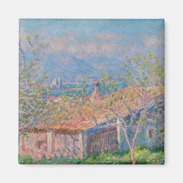 Claude Monet - Gardener's House at Antibes Magnet (Front)