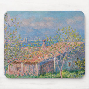 Claude Monet - Gardener's House at Antibes Mouse Mat