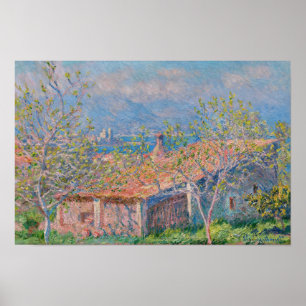 Claude Monet - Gardener's House at Antibes Poster