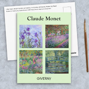 Claude Monet - Giverny Masterpieces Selection Postcard