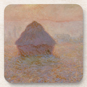 Claude Monet Grainstack, Sun in the Mist Coaster