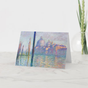 Claude Monet - Grand Canal, Venice Card